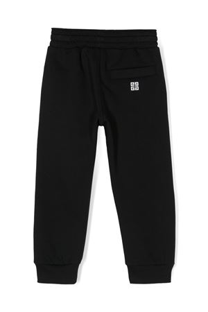 pantalone in cotone nero GIVENCHY KIDS | H3029909B